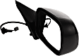 Passenger Side Mirror, Power Adjust, Manual Folding, Non-Heated, Paintable, No Signal Light, No Memory, No Puddle Light, No Auto-Dimming, No Blind Spot Feature