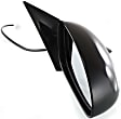 Passenger Side Mirror, Power Adjust, Manual Folding, Non-Heated, Paintable, No Signal Light, No Memory, No Puddle Light, No Auto-Dimming, No Blind Spot Feature