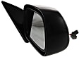 Passenger Side Mirror, Power, Manual Folding, Heated, Paintable, No Signal Light, With memory, No Puddle Light, No Auto-Dimming, No Blind Spot Feature
