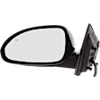 Driver Side Mirror, Power, Manual Folding, Heated, Paintable, In-housing Signal Light, With memory, No Puddle Light, No Auto-Dimming, No Blind Spot Feature