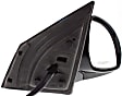 Passenger Side Mirror, Power, Manual Folding, Heated, Paintable, In-housing Signal Light, With memory, No Puddle Light, No Auto-Dimming, No Blind Spot Feature