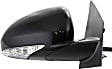 Passenger Side Mirror, Power, Power Folding, Heated, Paintable, In-housing Signal Light, With memory, No Puddle Light, No Auto-Dimming, No Blind Spot Feature