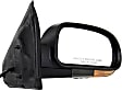 Passenger Side Mirror, Power, Manual Folding, Heated, Textured Black, In-housing Signal Light, With memory, No Puddle Light, No Auto-Dimming, No Blind Spot Feature