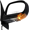 Passenger Side Mirror, Power, Manual Folding, Heated, Textured Black, In-housing Signal Light, With memory, No Puddle Light, No Auto-Dimming, No Blind Spot Feature