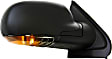 Passenger Side Mirror, Power, Manual Folding, Heated, Textured Black, In-housing Signal Light, With memory, No Puddle Light, No Auto-Dimming, No Blind Spot Feature