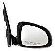 Passenger Side Mirror, Power, Manual Folding, Non-Heated, Paintable, No Signal Light, No Memory, No Puddle Light, No Auto-Dimming, No Blind Spot Feature