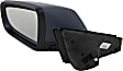 Driver Side Mirror, Power, Non-folding, Heated, Paintable, In-housing Signal Light, With memory, With Puddle Light, No Auto-Dimming, No Blind Spot Feature