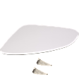 Driver Side Mirror Glass, Non-Heated, No Blind Spot Feature