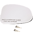 Passenger Side Mirror Glass, Non-Heated, No Blind Spot Feature