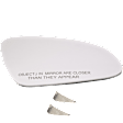 Passenger Side Mirror Glass, Non-Heated, No Blind Spot Feature