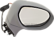 Passenger Side Mirror, Power Adjust, Manual Folding, Heated, Paintable, In-housing Signal Light, No Memory, No Puddle Light, No Auto-Dimming, No Blind Spot Feature