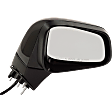 Passenger Side Mirror, Power Adjust, Manual Folding, Heated, Paintable, In-housing Signal Light, No Memory, No Puddle Light, No Auto-Dimming, No Blind Spot Feature