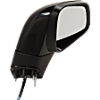 Passenger Side Mirror, Power Adjust, Manual Folding, Heated, Paintable, In-housing Signal Light, No Memory, No Puddle Light, No Auto-Dimming, No Blind Spot Feature