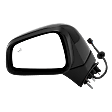 Driver Side Mirror, Power Adjust, Manual Folding, Heated, Paintable, In-housing Signal Light, With memory, No Puddle Light, No Auto-Dimming, With Blind Spot Detection in Glass