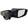 Passenger Side Mirror, Power Adjust, Manual Folding, Heated, Paintable, In-Housing Signal Light, With Memory, With Puddle Light, No Auto-Dimming, With Blind Spot Detection in Glass