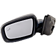 Driver Side Mirror, Power Adjust, Manual Folding, Heated, Paintable, In-Housing Signal Light, With Memory, With Puddle Light, No Auto-Dimming, With Blind Spot Detection in Glass