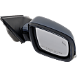 Passenger Side Mirror, Power, Manual Folding, Heated, Paintable, In-Housing Signal Light, With Memory, With Puddle Light, No Auto-Dimming, With Blind Spot Detection in Glass