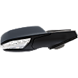 Passenger Side Mirror, Power, Manual Folding, Heated, Paintable, In-Housing Signal Light, With Memory, With Puddle Light, No Auto-Dimming, With Blind Spot Detection in Glass