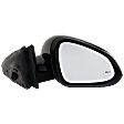 Passenger Side Mirror, Power Adjust, Manual Folding, Heated, Paintable, In-Housing Signal Light, With Memory, No Puddle Light, No Auto-Dimming, With Blind Spot Detection in Glass