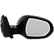 Passenger Side Mirror, Power Adjust, Non-Heated, Manual Folding, Paintable, No Signal Light, No Memory, No Puddle Light, No Auto-Dim, No Blind Spot Feature