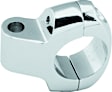 492958 Bikers Choice Chrome Custom Mirror Clamp For 1 Inch Bar Universal