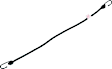 100172 Tie Down - Black, Universal, Sold Individually