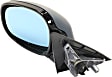 Driver Side Mirror, Power, Manual Folding, Heated, Paintable, No Signal Light, Memory, Puddle Light, Auto-Dimming, and Blind Spot Feature, Wagon, For Models With Shadow Line