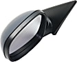 Driver Side Mirror, Power, Manual Folding, Heated, Paintable, No Signal Light, Memory, Puddle Light, Auto-Dimming, and Blind Spot Feature, Wagon, For Models Without Shadow Line