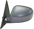 Driver Side Mirror, Power, Manual Folding, Heated, Paintable, No Signal Light, Memory, Puddle Light, Auto-Dimming, and Blind Spot Feature, Wagon, For Models Without Shadow Line