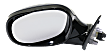 Driver Side Mirror, Power, Manual Folding, Heated, Paintable, No Signal Light, Memory, Puddle Light, Auto-Dimming, and Blind Spot Feature, Wagon, For Models With Shadow Line