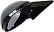 Driver Side Mirror, Power, Manual Folding, Heated, Paintable, No Signal Light, Memory, Puddle Light, Auto-Dimming, and Blind Spot Feature, Wagon, For Models With Shadow Line