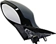Driver Side Mirror, Power, Manual Folding, Heated, Paintable, No Signal Light, Memory, Puddle Light, Auto-Dimming, and Blind Spot Feature, Wagon, For Models With Shadow Line