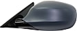 Driver Side Mirror, Power, Manual Folding, Heated, Paintable, No Signal Light, Memory, Puddle Light, Auto-Dimming, and Blind Spot Feature, Wagon, For Models With Shadow Line