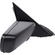Passenger Side Mirror, Power, Manual Folding, Heated, Paintable, No Signal Light, No Memory, No Puddle Light, No Auto-Dimming, No Blind Spot Feature, Base Model