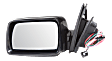 Driver Side Mirror, Power, Manual Folding, Heated, Paintable, No Signal Light, With memory, No Puddle Light, Auto-Dimming, and Blind Spot Feature, For Models Without Sport Package