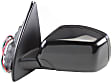 Driver Side Mirror, Power, Manual Folding, Heated, Paintable, No Signal Light, With memory, No Puddle Light, Auto-Dimming, and Blind Spot Feature, For Models Without Sport Package
