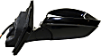 Passenger Side Mirror, Power, Manual Folding, Heated, Paintable, No Signal Light, With memory, No Puddle Light, Auto-Dimming, and Blind Spot Feature, For Models Without Sport Package