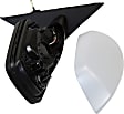 Passenger Side Mirror, Power, Manual Folding, Heated, Paintable, No Signal Light, No Memory, No Puddle Light, No Auto-Dimming, No Blind Spot Feature, Base Model
