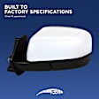2007 BMW 750Li - Driver Side Mirror, Power Adjust, Heated, Paintable, Power Folding, No Signal Light, No Blind Spot Feature, With Memory, No Puddle Light, No Auto-Dimming