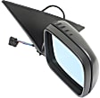 2007 BMW 750Li - Passenger Side Mirror, Power Adjust, Heated, Paintable, Power Folding, No Signal Light, No Blind Spot Feature, With Memory, No Puddle Light, No Auto-Dimming