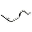 102-7612 Direct-Fit Exhaust Series Tail Pipe - Natural, Aluminized Steel, Direct Fit, Sold Individually