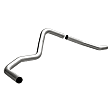 102-7654 Direct-Fit Exhaust Series Tail Pipe - Natural, Aluminized Steel, Direct Fit, Sold Individually