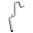 102-7736 Direct-Fit Exhaust Series Tail Pipe - Natural, Aluminized Steel, Direct Fit, Sold Individually