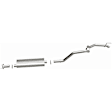 2007 Jeep Grand Cherokee - Direct-Fit Exhaust Series, Cat-Back, Exhaust System, 5.7L 8Cyl, Made of Aluminized Steel