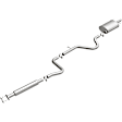 106-0015 Cat-Back Exhaust System, 3.5L, 6Cyl, Made of Aluminized Steel, Direct-Fit Exhaust Series