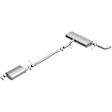 106-0020 Cat-Back Exhaust System, 2.4L, 4Cyl, Made of Aluminized Steel, Direct-Fit Exhaust Series