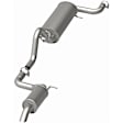 106-0024 Cat-Back Exhaust System, Made of Aluminized Steel, Direct-Fit Exhaust Series