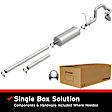 106-0027 Cat-Back Exhaust System, Made of Aluminized Steel, Direct-Fit Exhaust Series