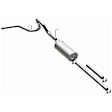 106-0027 Cat-Back Exhaust System, Made of Aluminized Steel, Direct-Fit Exhaust Series