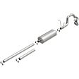 106-0027 Cat-Back Exhaust System, Made of Aluminized Steel, Direct-Fit Exhaust Series